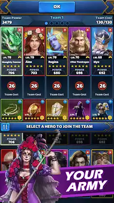 MythWars & Puzzles: RPG Match3 screenshot 6