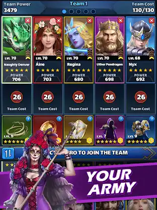MythWars & Puzzles: RPG Match3 screenshot 13