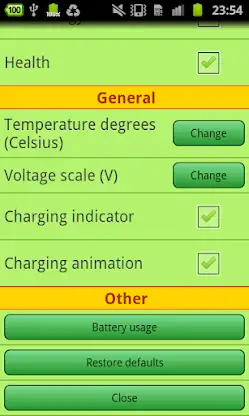 Battery Widget 2D screenshot 3
