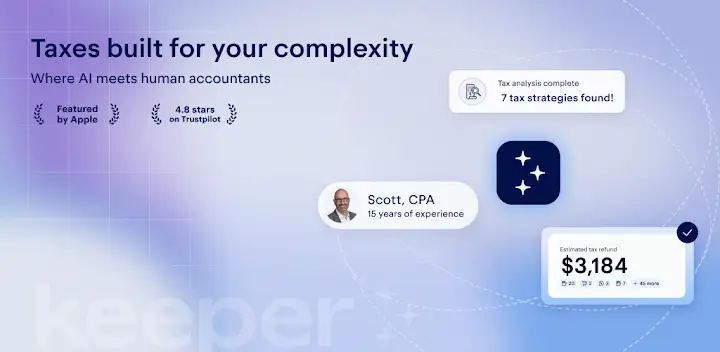 Keeper — Android app banner