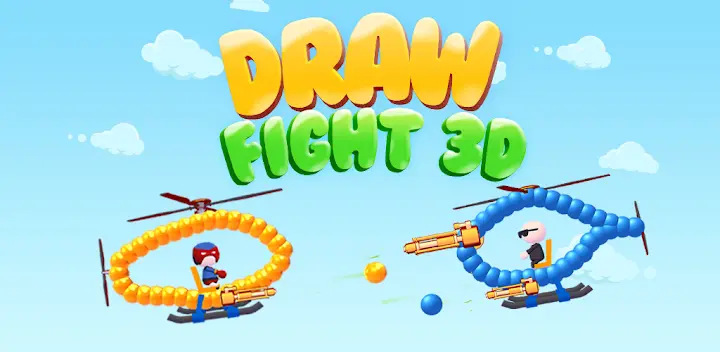 Draw & Fight 3D — Android game banner