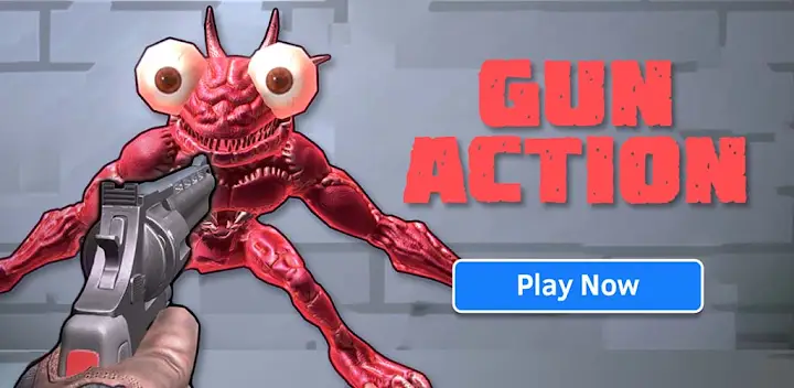 Gun Action - Shoot n Run — Android game banner