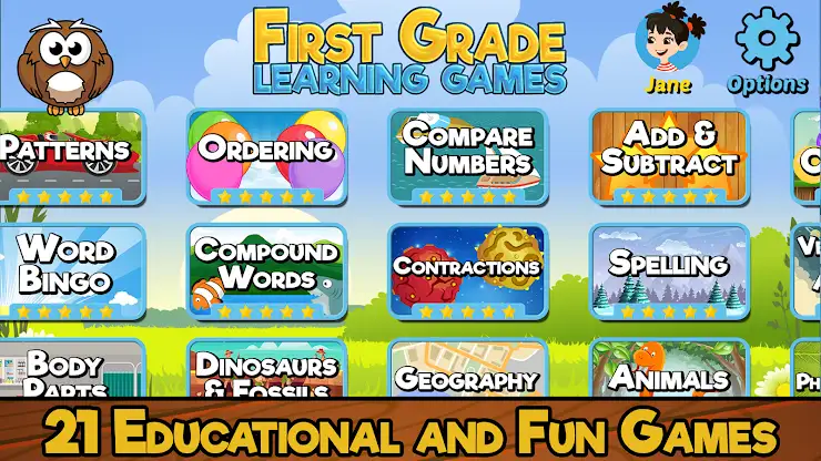 First Grade Learning Games SE screenshot 1