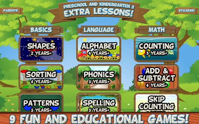 Preschool and Kindergarten 2 screenshot 1