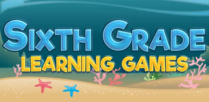 Sixth Grade Learning Games — Android game banner