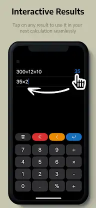 Calc: Multiline calculator screenshot 2