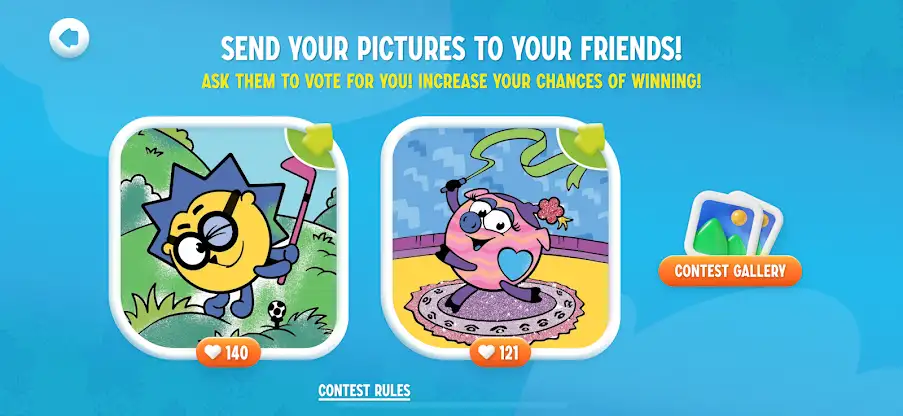 Kikoriki Coloring Game Contest screenshot 6