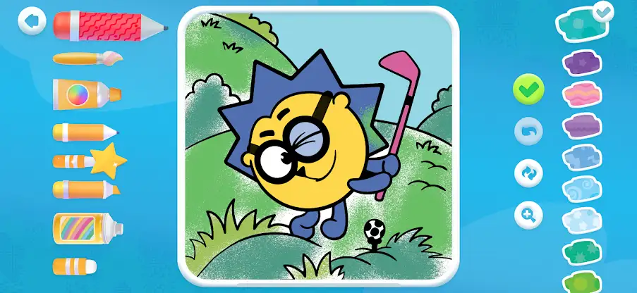 Kikoriki Coloring Game Contest screenshot 1