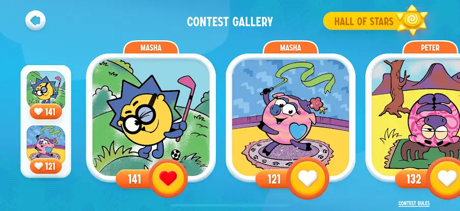 Kikoriki Coloring Game Contest screenshot 5