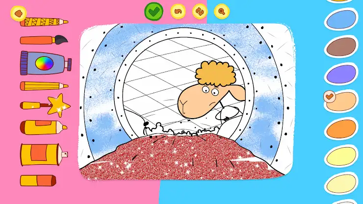 Sheep’s Hotel: Coloring Book screenshot 2