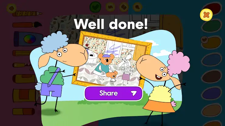 Sheep’s Hotel: Coloring Book screenshot 3