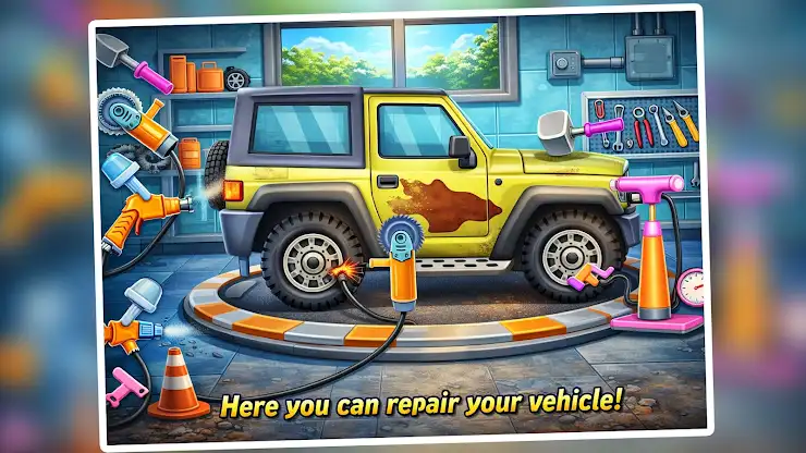 kids Truck JCB Game screenshot 1