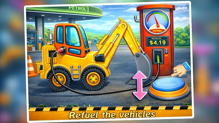 kids Truck JCB Game screenshot 3