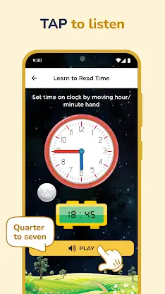 Kids Clock Learning screenshot 3