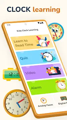 Kids Clock Learning screenshot 1