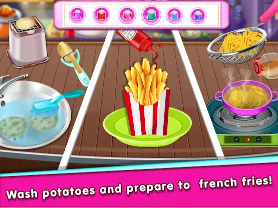 Fast Food Cooking Games screenshot 6