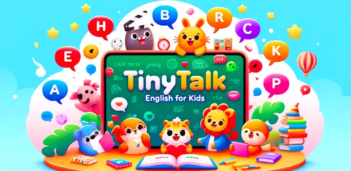 TinyTalk : English for Kids — Android app banner