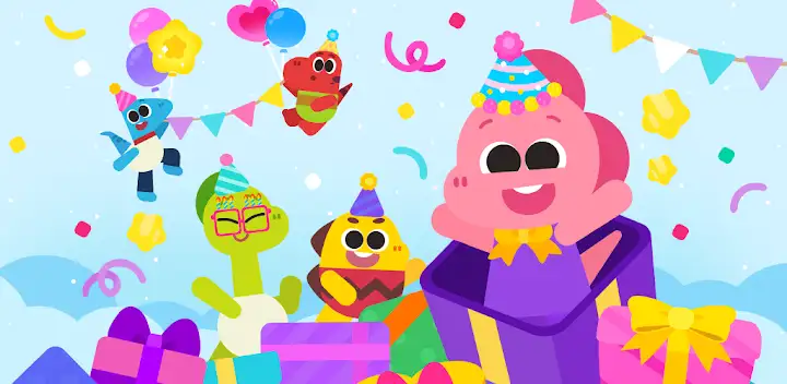 Cocobi Birthday Party - cake — Android game banner