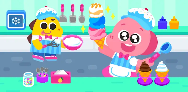 Cocobi Ice Cream Truck - Kids — Android game banner