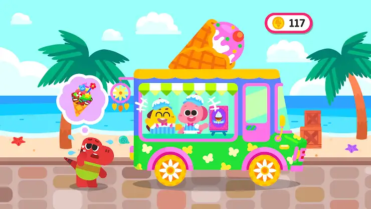 Cocobi Ice Cream Truck - Kids screenshot 1