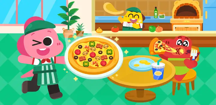 Cocobi Pizza Maker-cook, kids — Android game banner