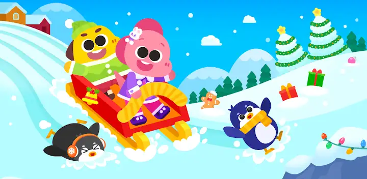 Cocobi Little Winter Play — Android game banner