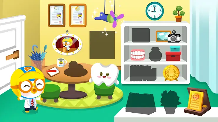 Pororo Dentist - Kids Job Game screenshot 1