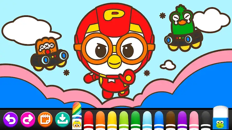 Pororo Coloring Book - Sketch screenshot 2