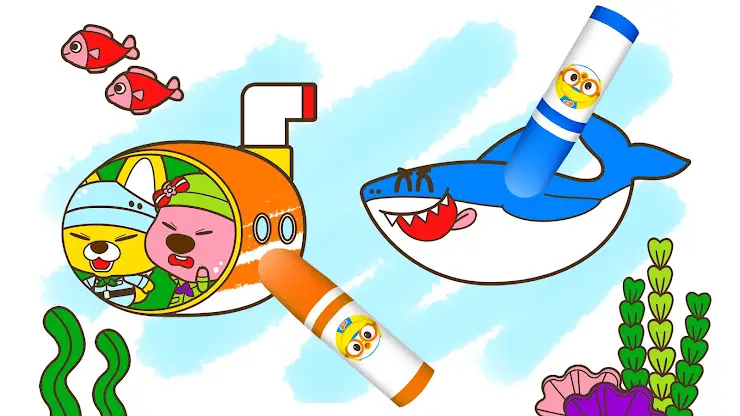 Pororo Coloring Book - Sketch screenshot 3