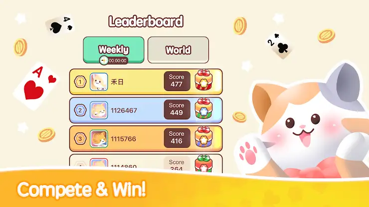 Solitaire Kitty Cats screenshot 8