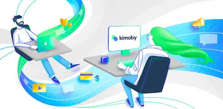 Kimoby — Android app banner