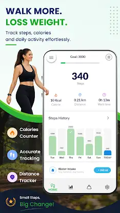 Step Counter & Weight loss screenshot 1
