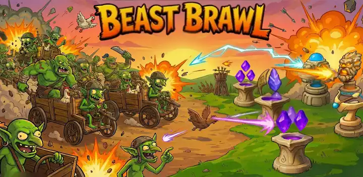 Beast Brawl: Swarm Defense TD — Android game banner