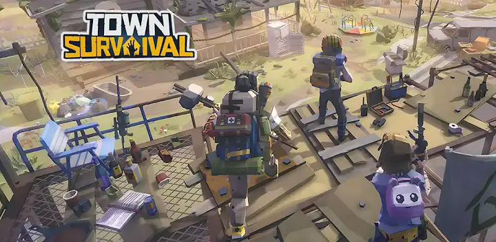 Town Survival: Zombie Games — Android game banner
