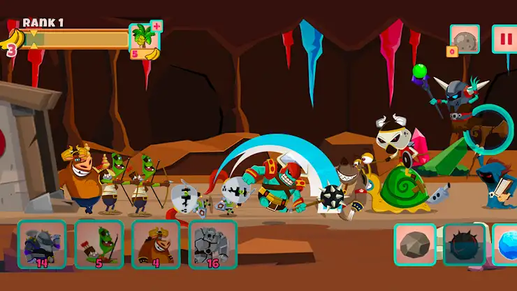 Monster Rush: Strategy TD war screenshot 1