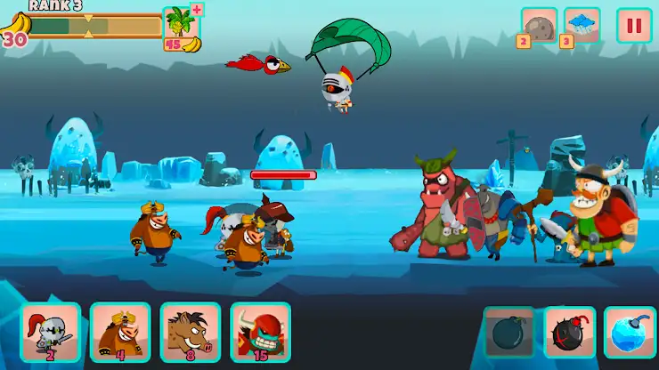 Monster Rush: Strategy TD war screenshot 2