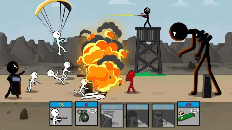Stick Warfare TD: WW3 Defense screenshot 3