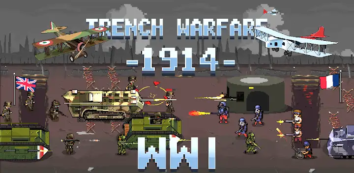 Trench Warfare 1914: WW1 RTS — Android game banner