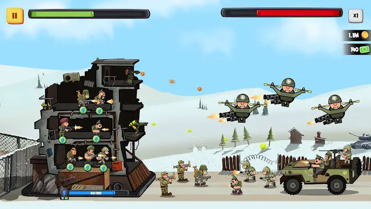 WW2 Army Tower Defense screenshot 4