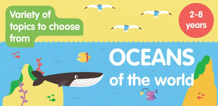 Ocean Animals for Toddlers 2+ — Android app banner