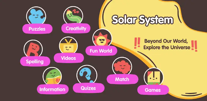 Toddlers Solar System 2+ — Android app banner