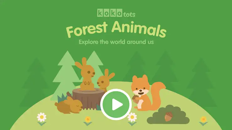 Learn Forest Animals for Kids screenshot 1