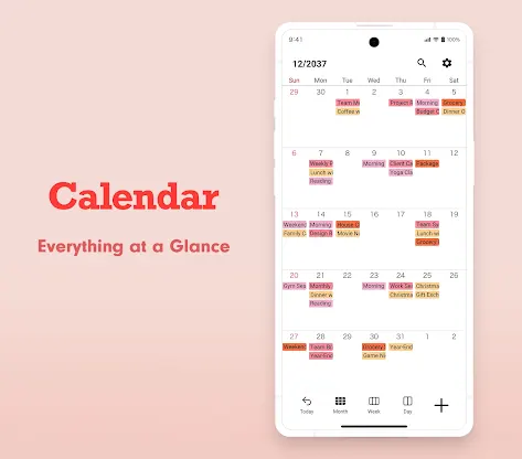 N Calendar: Offline Planner screenshot 1