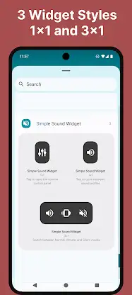 Volume Control & Sound Widget screenshot 1