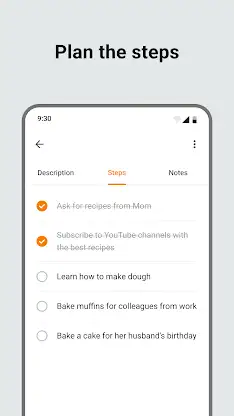 Goals planner screenshot 2