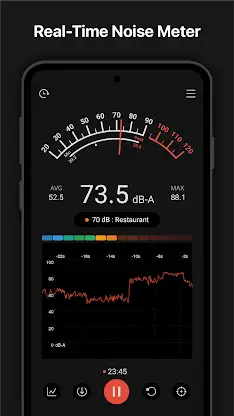 Sound meter : SPL & dB meter screenshot 1