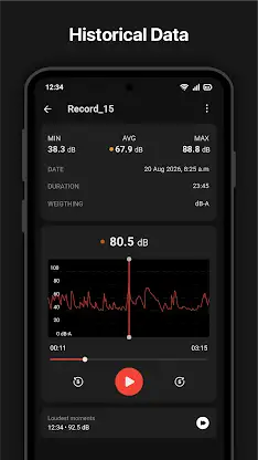 Sound meter : SPL & dB meter screenshot 3