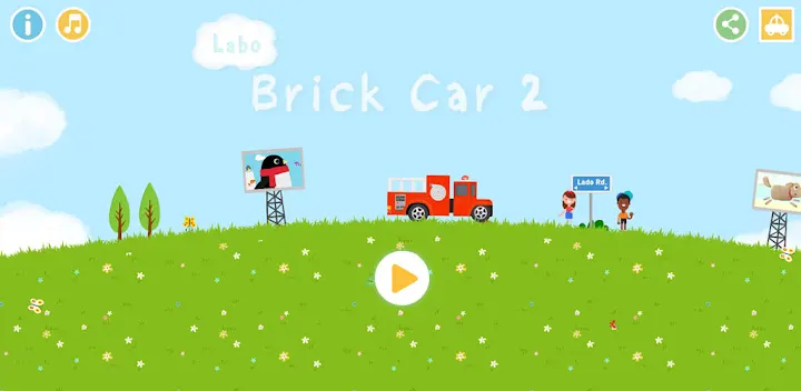 Labo Brick Car 2 Game for Kids — Android game banner
