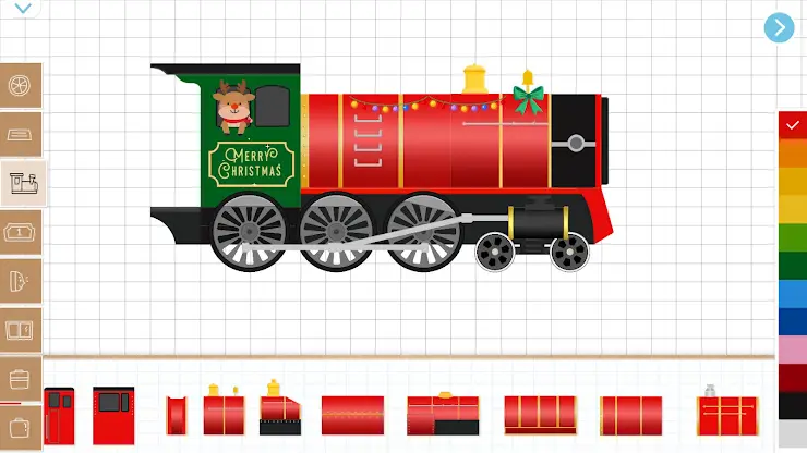 Christmas Train Game For Kids screenshot 2