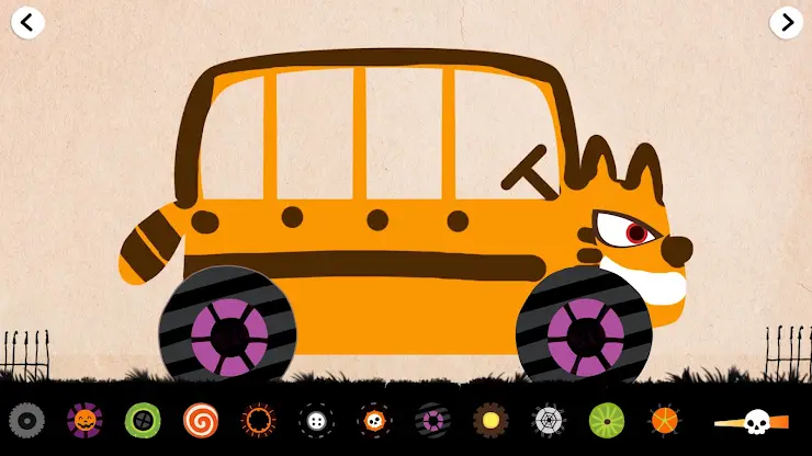 Labo Halloween Car-Kids Game screenshot 2